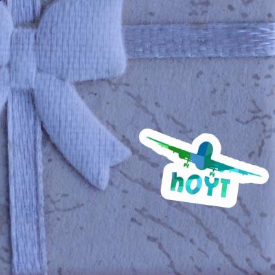 Sticker Airplane Hoyt Notebook Image