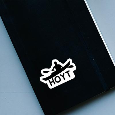 Sticker Hoyt Kajakfahrer Notebook Image