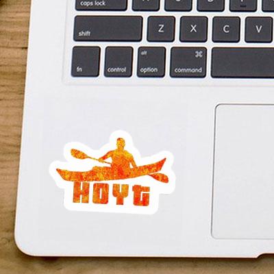 Hoyt Sticker Kajakfahrer Laptop Image
