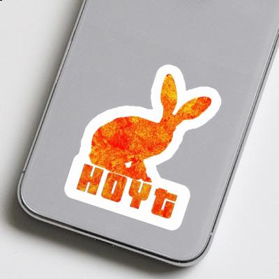 Rabbit Sticker Hoyt Laptop Image