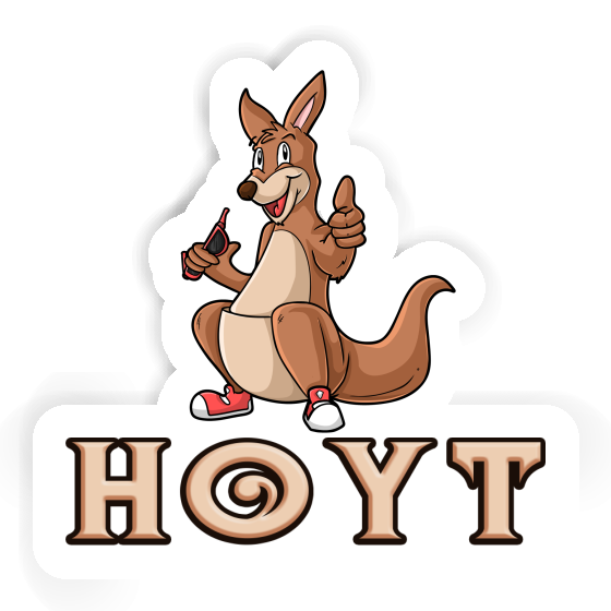 Kangaroo Sticker Hoyt Notebook Image