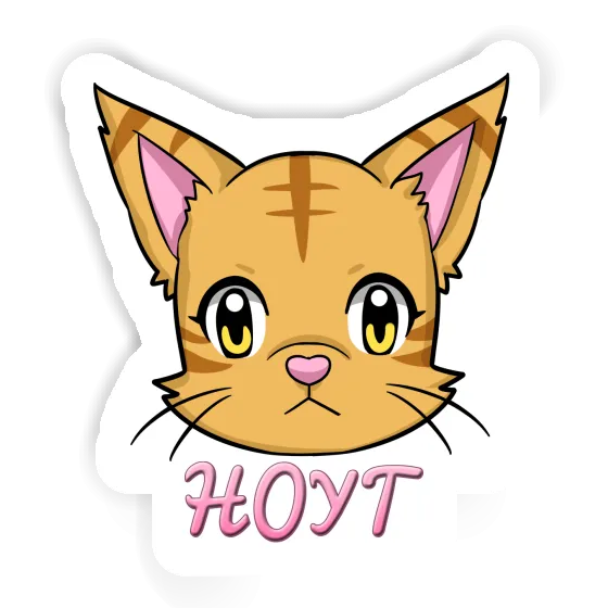 Katze Aufkleber Hoyt Notebook Image