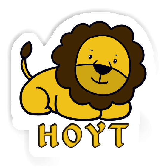 Autocollant Lion Hoyt Notebook Image