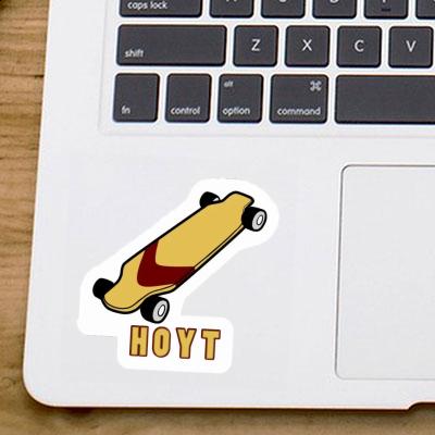 Hoyt Sticker Longboard Notebook Image