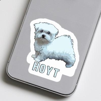 Sticker Maltese Hoyt Notebook Image