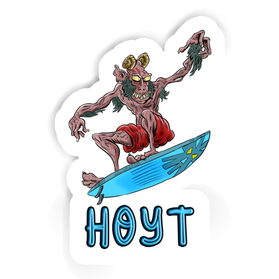 Hoyt Sticker Surfer Laptop Image