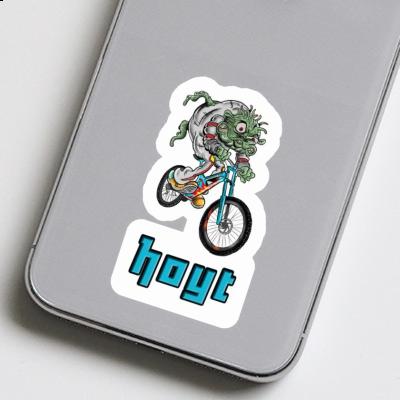 Hoyt Sticker Downhill Biker Laptop Image