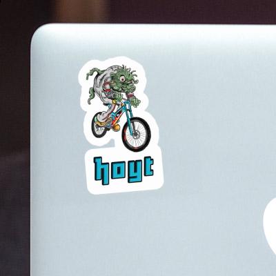Hoyt Sticker Downhill Biker Image