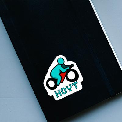 Motocycliste Autocollant Hoyt Image