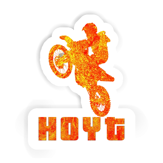 Hoyt Autocollant Motocrossiste Notebook Image
