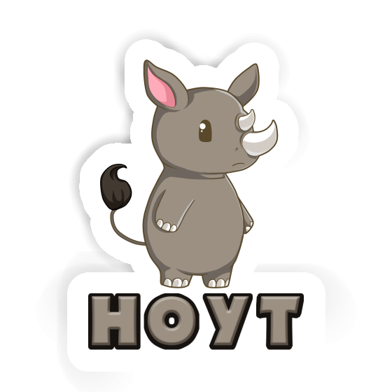 Rhinozeros Sticker Hoyt Notebook Image