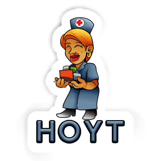 Infirmière Autocollant Hoyt Notebook Image