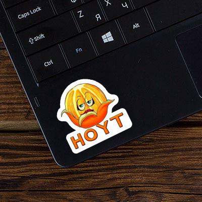 Autocollant Orange Hoyt Laptop Image