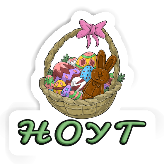Sticker Hoyt Easter basket Notebook Image
