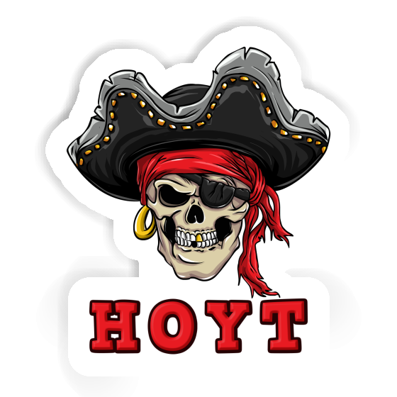 Aufkleber Hoyt Piratenschädel Laptop Image