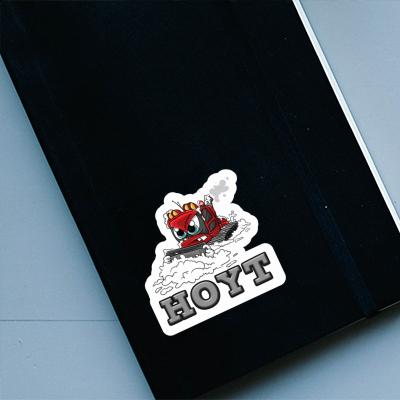 Hoyt Sticker Pistenfahrzeug Notebook Image