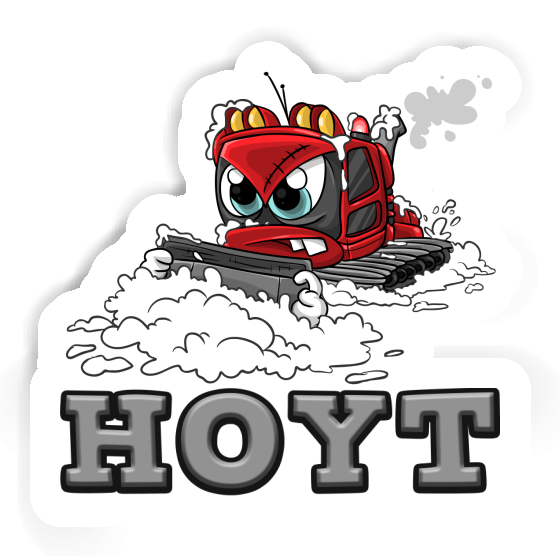 Hoyt Sticker Pistenfahrzeug Laptop Image