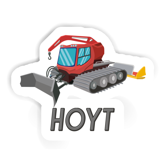 Hoyt Sticker Snow Groomer Notebook Image