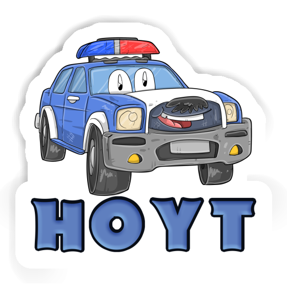 Police Car Sticker Hoyt Image