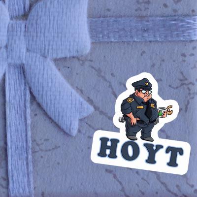 Sticker Police Officer Hoyt Notebook Image