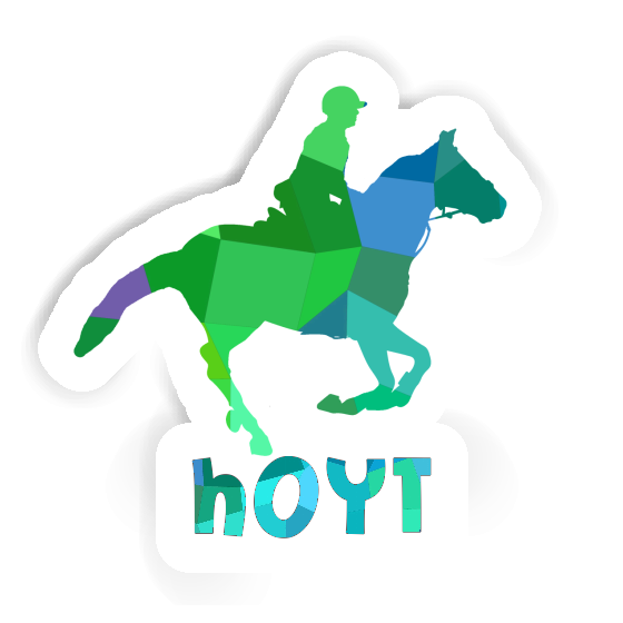 Sticker Horse Rider Hoyt Notebook Image