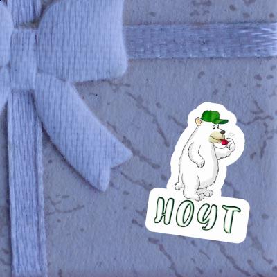 Sticker Ice Bear Hoyt Notebook Image
