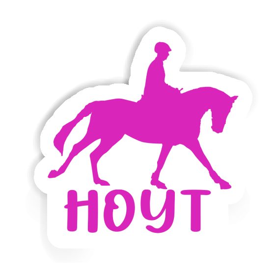Horse Rider Sticker Hoyt Notebook Image
