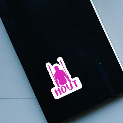 Hoyt Sticker Ring gymnast Laptop Image