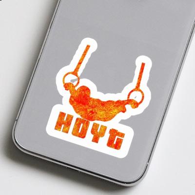 Ring gymnast Sticker Hoyt Notebook Image