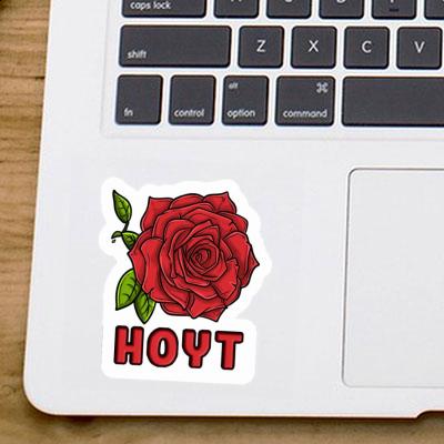 Hoyt Sticker Rose blossom Notebook Image