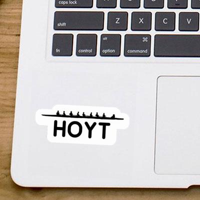 Sticker Hoyt Ruderboot Notebook Image