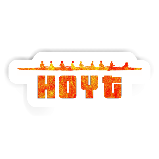 Hoyt Sticker Rowboat Laptop Image