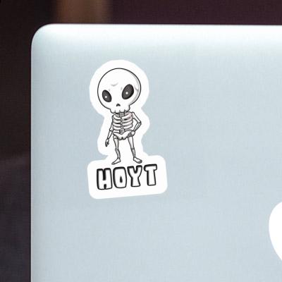 Sticker Hoyt Alien Notebook Image