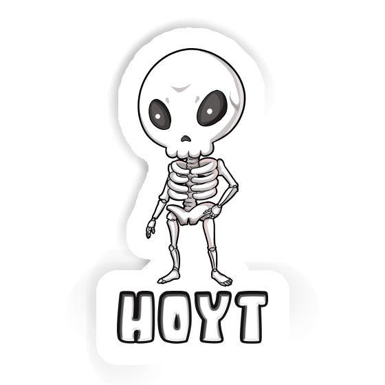 Hoyt Sticker Skelett Gift package Image