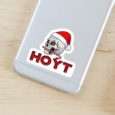 Sticker Hoyt Christmas Skull Image