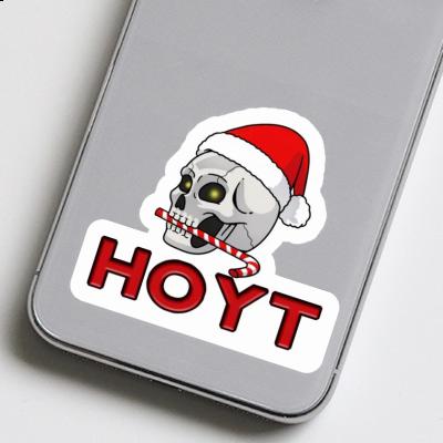 Weihnachtstotenkopf Sticker Hoyt Notebook Image