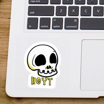 Sticker Hoyt Skull Laptop Image