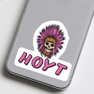 Hoyt Autocollant Femmes Tête de mort Laptop Image