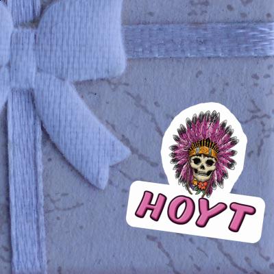 Sticker Womens Skull Hoyt Notebook Image
