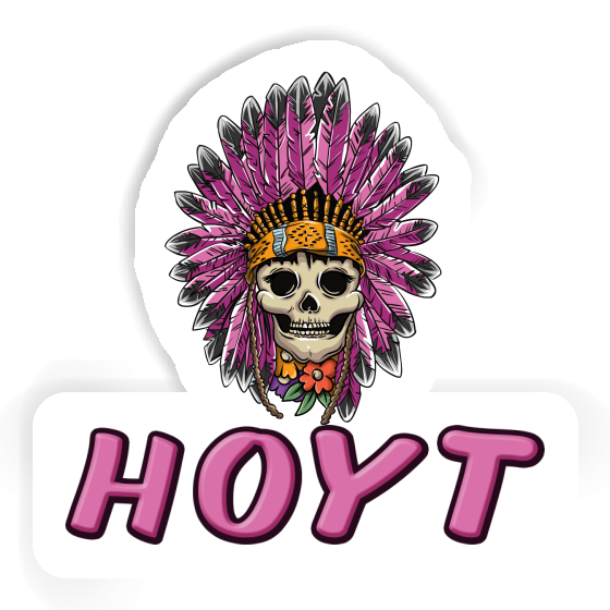 Hoyt Autocollant Femmes Tête de mort Gift package Image
