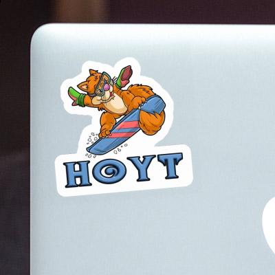 Hoyt Aufkleber Snowboarderin Laptop Image