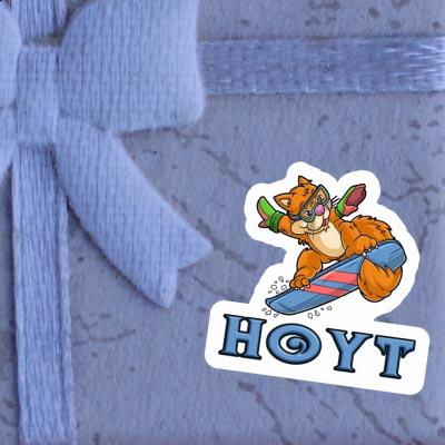 Autocollant Hoyt Snowboardeuse Notebook Image