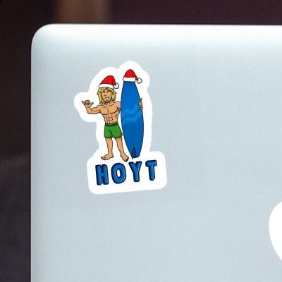 Christmas Surfer Sticker Hoyt Gift package Image