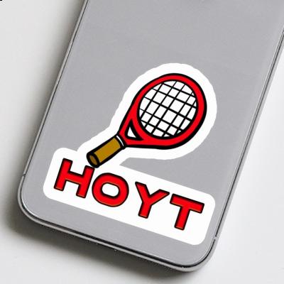 Sticker Hoyt Tennis Racket Notebook Image