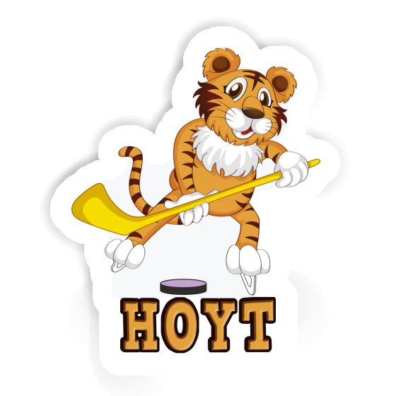 Hoyt Sticker Ice-Hockey Player Notebook Image