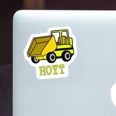 Hoyt Sticker Front Tipper Notebook Image