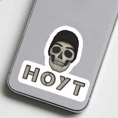 Autocollant Tête de mort Hoyt Laptop Image