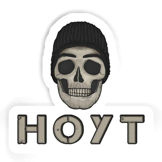 Autocollant Tête de mort Hoyt Notebook Image