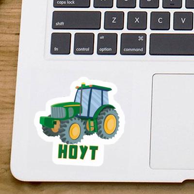 Hoyt Sticker Tractor Notebook Image