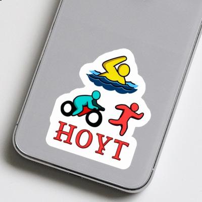 Hoyt Sticker Triathlete Image